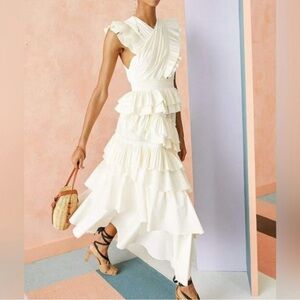 Ulla Johnson Aurore White Dress - Size 0 - Excellent Condition